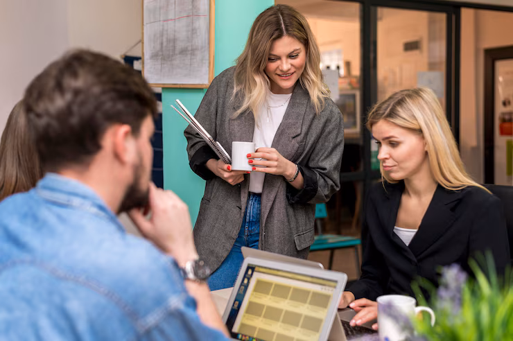 individual business consulting session with client